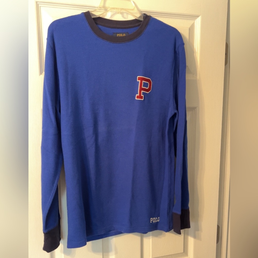 Polo mens large fleece T-shirt
